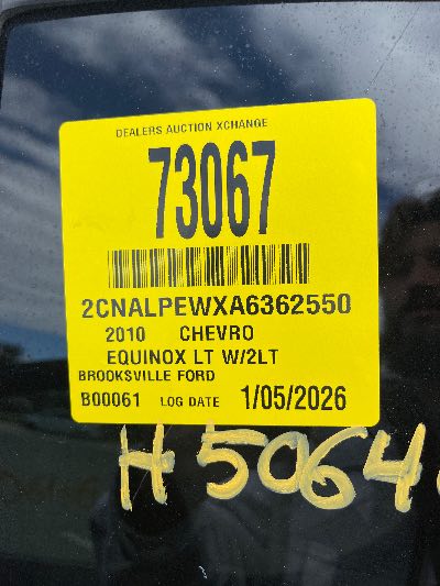 2010 Chevrolet Equinox LT Location - GM - Row 25 - Stock # H50646