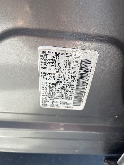 2014 Nissan Rogue Select Location - Imports - Row 26 - Stock # H50801