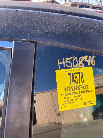 2003 Honda Accord Location - Imports - Row 28 - Stock # H50846