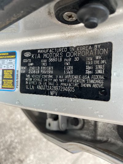 2011 Kia Soul Location - Imports - Row 31 - Stock # H50852