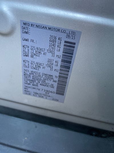 2016 Nissan Rogue Location - Imports - Row 1 - Stock # H50853