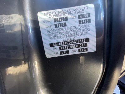 2004 Jaguar XJ-Series Location - Imports - Row 7 - Stock # H50894