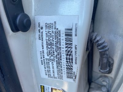 2005 Mitsubishi Endeavor Location - Imports - Row 1 - Stock # H50974