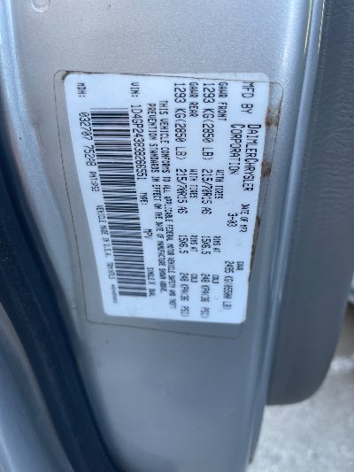 2003 Dodge Grand Caravan Location - Chrysler - Row 46 - Stock # H51004