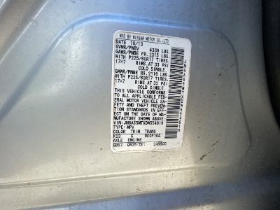 2013 Nissan Rogue Location - Imports - Row 2 - Stock # H51013