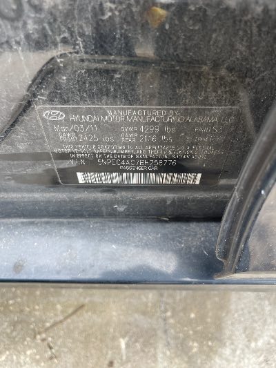 2011 Hyundai Sonata Location - Imports - Row 5 - Stock # H51040