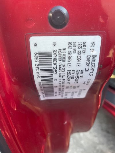 2004 Chrysler PT Cruiser Location - Chrysler - Row 45 - Stock # H51105