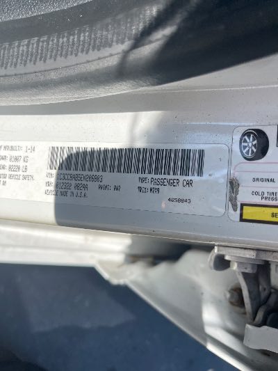 2014 Chrysler 200 Location - Chrysler - Row 44 - Stock # H51121