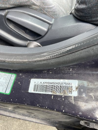 2002 Hyundai Elantra Location - Imports - Row 6 - Stock # H51080