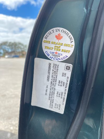 2000 Buick Century Location - GM - Row 31 - Stock # H51149