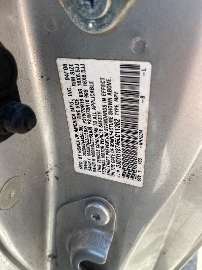 2006 Honda Element Location - Imports - Row 8 - Stock # H51172