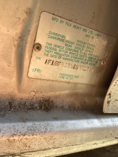 2001 Subaru Impreza Wagon Location - Imports - Row 8 - Stock # H51194