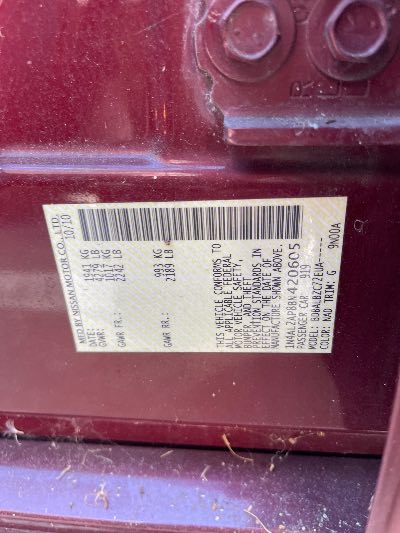 2011 Nissan Altima Location - Imports - Row 8 - Stock # H51196