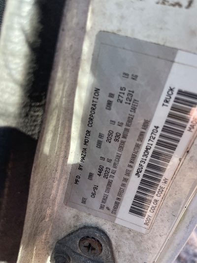 1991 Mazda B-Series Location - Ford - Row 25 - Stock # H51171