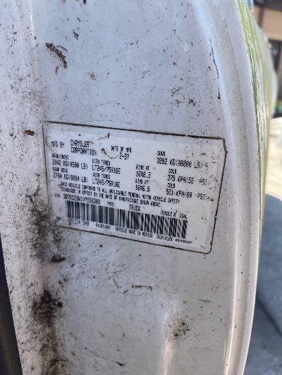1997 Dodge Ram 2500 Location - Large Trucks & Vans - Row 29 - Stock # H51215