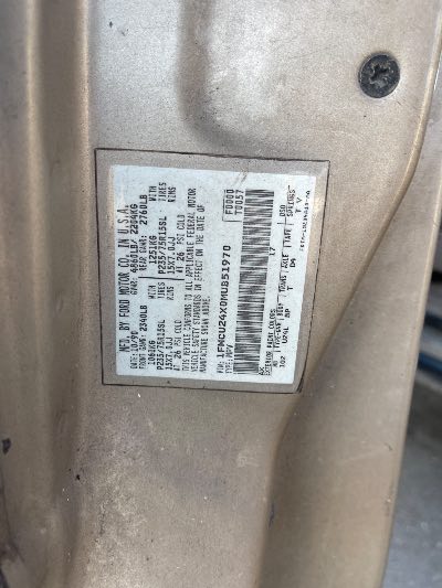 1991 Ford Explorer Location - Ford - Row 27 - Stock # H51355