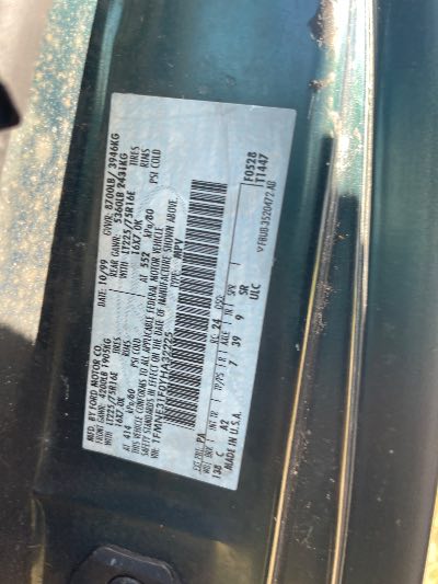 2000 Ford Econoline Wagon Location - Large Trucks & Vans - Row 20 - Stock # H51026