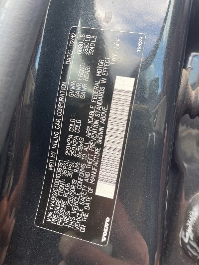 2013 Volvo XC90 Location - Imports - Row 21 - Stock # H51434