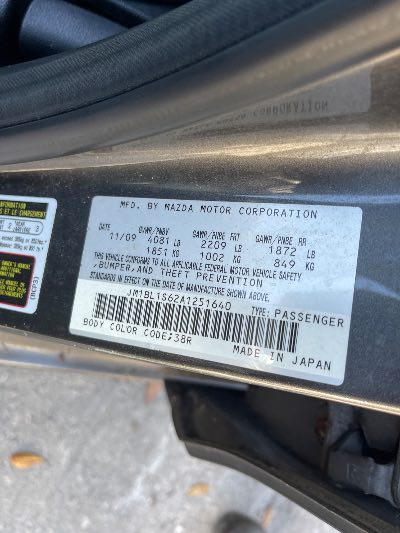 2010 Mazda MAZDA3 Location - Imports - Row 22 - Stock # H51482