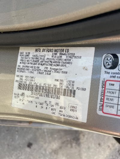 2009 Ford Fusion Location - Ford - Row 29 - Stock # H51480