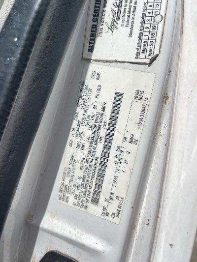 2011 Ford E-150 Location - Large Trucks & Vans - Row 34 - Stock # H51492