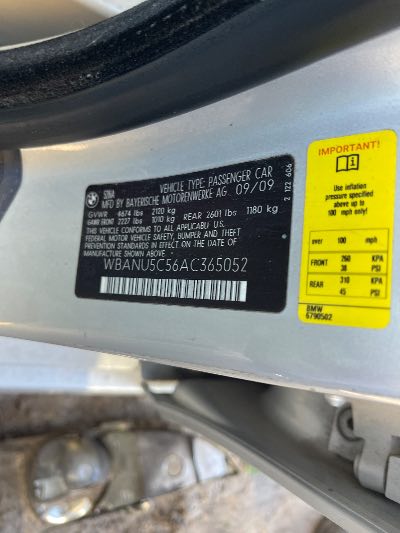 2010 BMW 528i Location - Imports - Row 26 - Stock # H51527