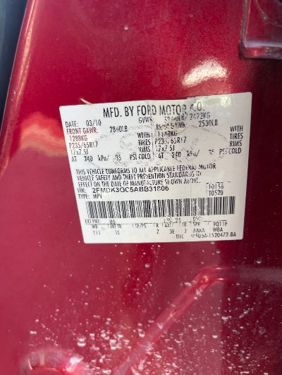 2010 Ford Edge Location - Ford - Row 30 - Stock # H51516