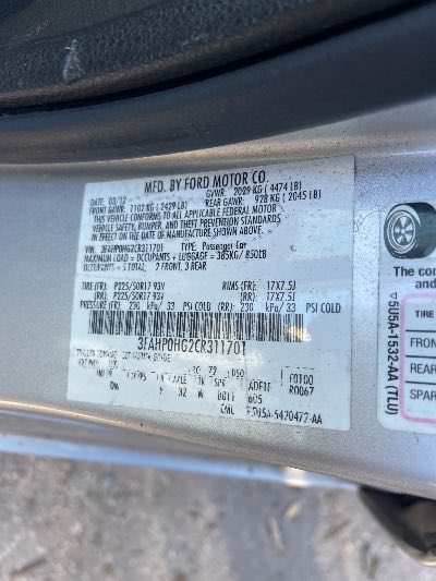 2012 Ford Fusion Location - Ford - Row 30 - Stock # H51518