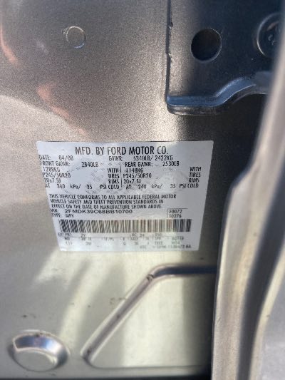 2008 Ford Edge Location - Ford - Row 31 - Stock # H51572