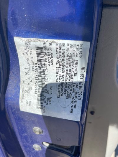 2005 Ford Focus Location - Ford - Row 30 - Stock # H51597
