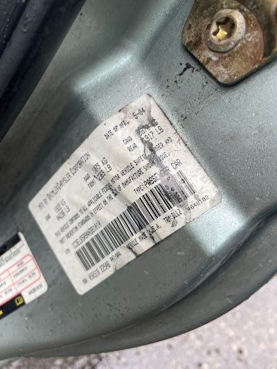 2004 Chrysler Sebring Location - Chrysler - Row 43 - Stock # H51719