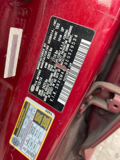 2014 Kia Optima Location - Imports - Row 3 - Stock # H51792