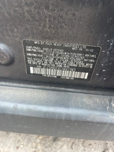 2012 Subaru Forester Location - Imports - Row 6 - Stock # H51802