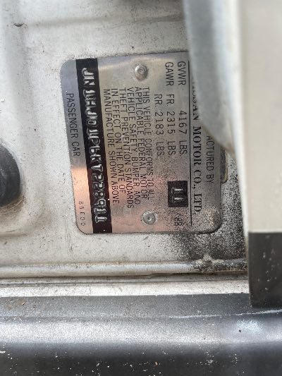 1989 Nissan Maxima Location - Imports - Row 3 - Stock # H51820