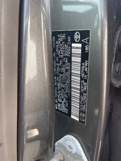 2005 Toyota Echo Location - Imports - Row 4 - Stock # H51870