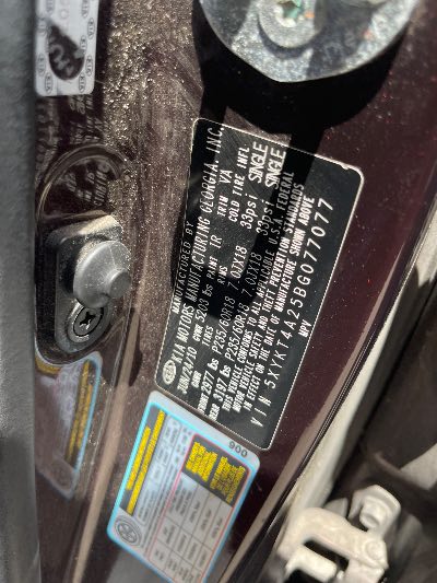 2011 Kia Sorento Location - Imports - Row 8 - Stock # H51940