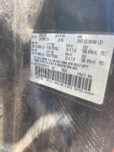 1997 Dodge Ram 1500 Location - Large Trucks & Vans - Row 24 - Stock # H51994
