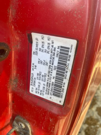 2001 Dodge Dakota Location - Large Trucks & Vans - Row 25 - Stock # H51977