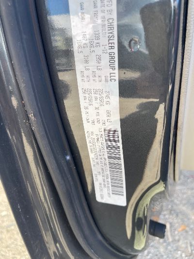 2012 Dodge Grand Caravan Location - Chrysler - Row 45 - Stock # H52025