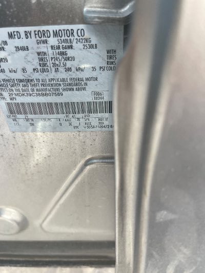 2008 Ford Edge Location - Ford - Row 35 - Stock # H52070