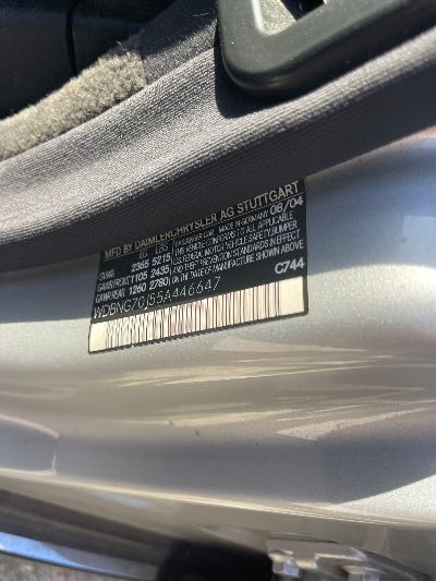 2005 Mercedes-Benz S-Class Location - Imports - Row 13 - Stock # H52073