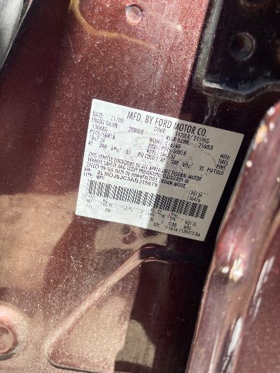 2010 Lincoln MKX Location - Ford - Row 35 - Stock # H52120