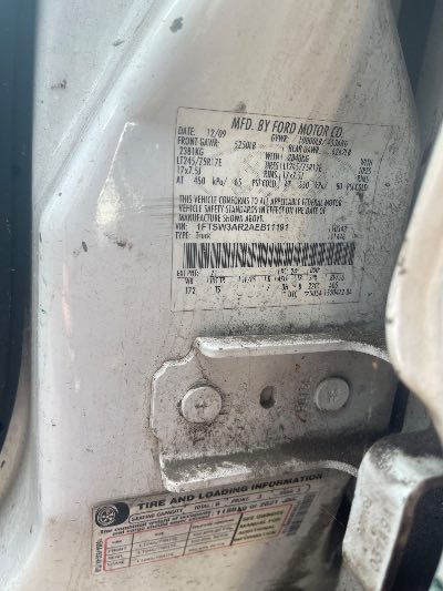 2010 Ford F-350 SD Location - Large Trucks & Vans - Row 25 - Stock # H52153