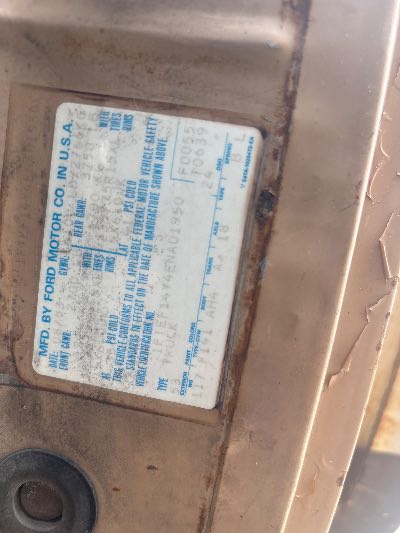 1984 Ford F-150 Location - Large Trucks & Vans - Row 26 - Stock # H52143