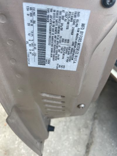 1998 Mazda B-Series Location - Ford - Row 29 - Stock # H52185