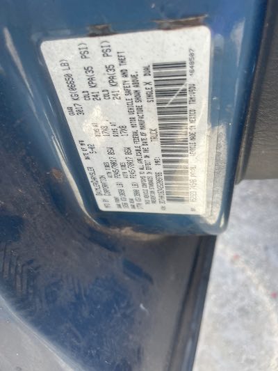 2002 Dodge Ram 1500 Location - Large Trucks & Vans - Row 27 - Stock # H52178