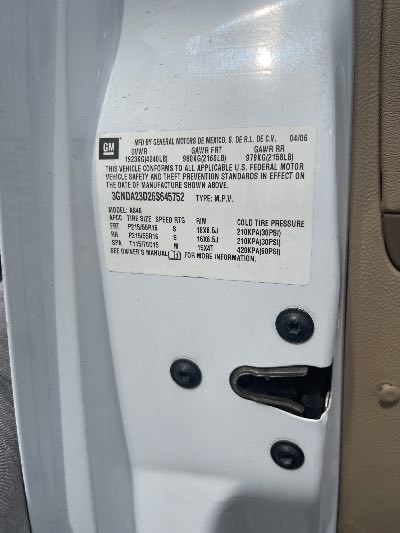 2006 Chevrolet HHR Location - GM - Row 32 - Stock # H52219