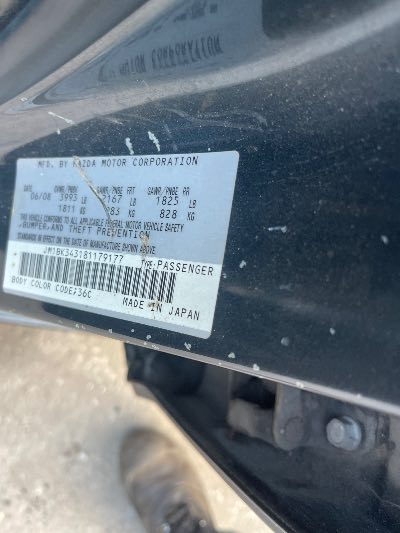 2008 Mazda MAZDA3 Location - Imports - Row 20 - Stock # H52095