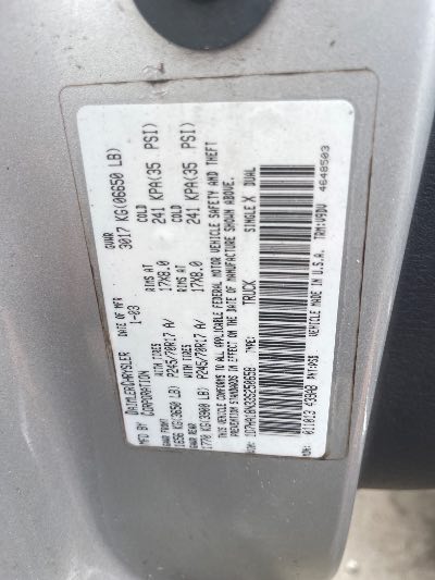 2003 Dodge Ram 1500 Location - Large Trucks & Vans - Row 27 - Stock # H52253