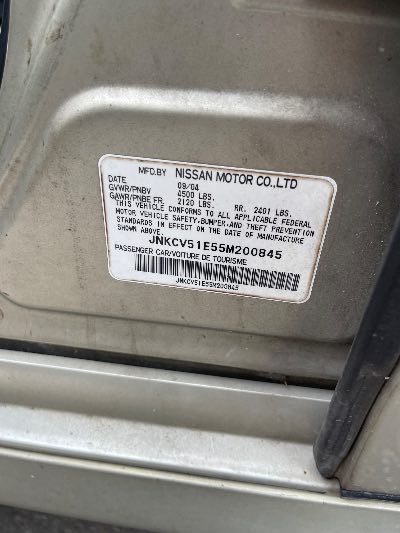 2005 Infiniti G35 Location - Imports - Row 24 - Stock # H52280